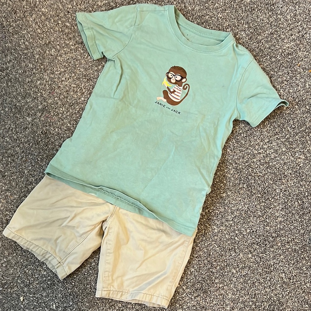Janie and jack shirt childrens palce shorts